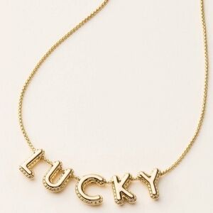 Kate Spade x Target Gold 'Lucky' Necklace